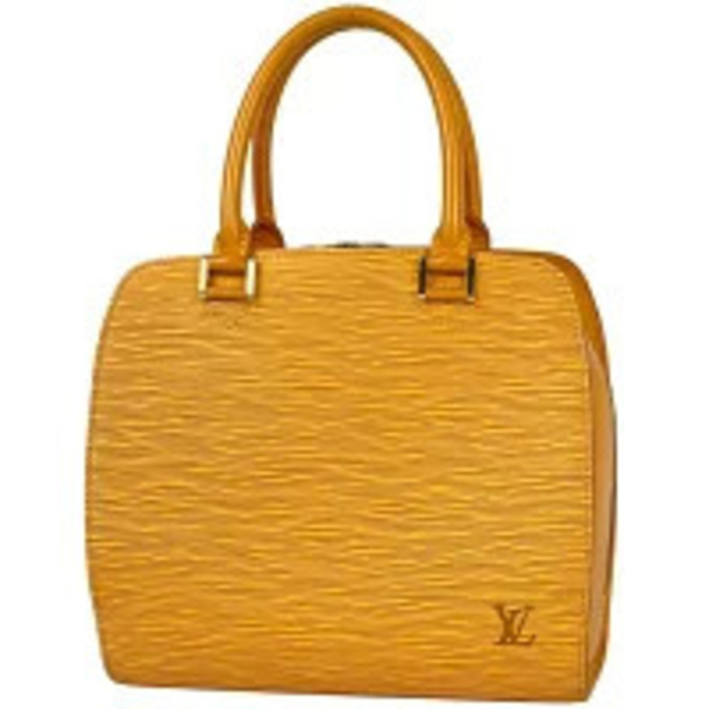 Louis Vuitton Pont Neuf Handbag Epi Leather Tassili Yellow
